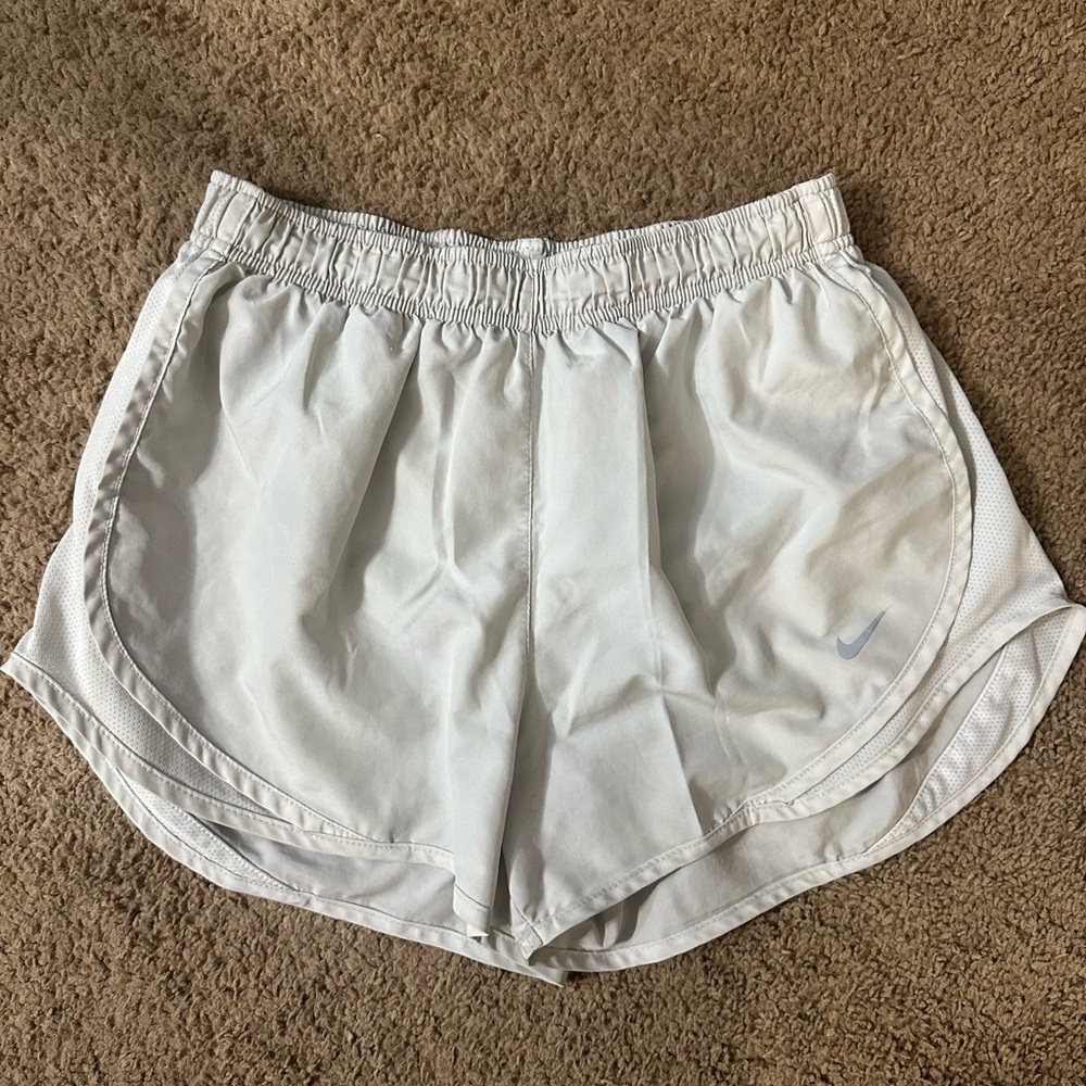 Nike White Athletic Shorts